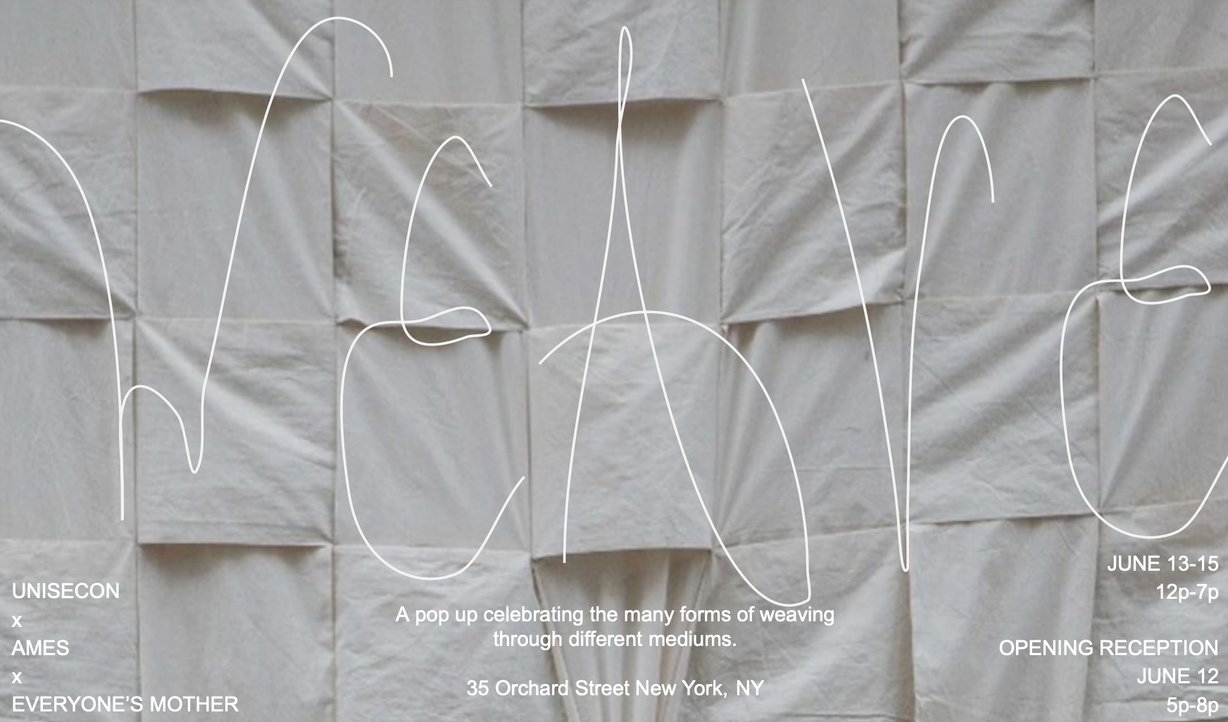 weave: a quiet gathering of craft & story
