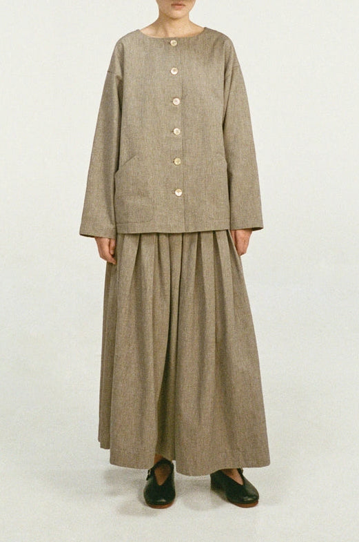 unisecon-alva-jacket-grey-full-body-front-look