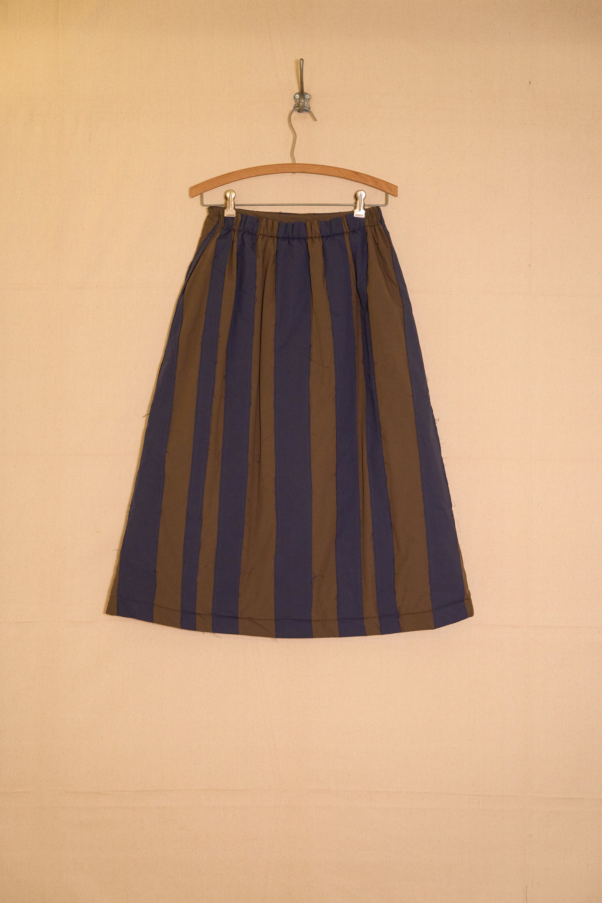lola skirt - brown & blue
