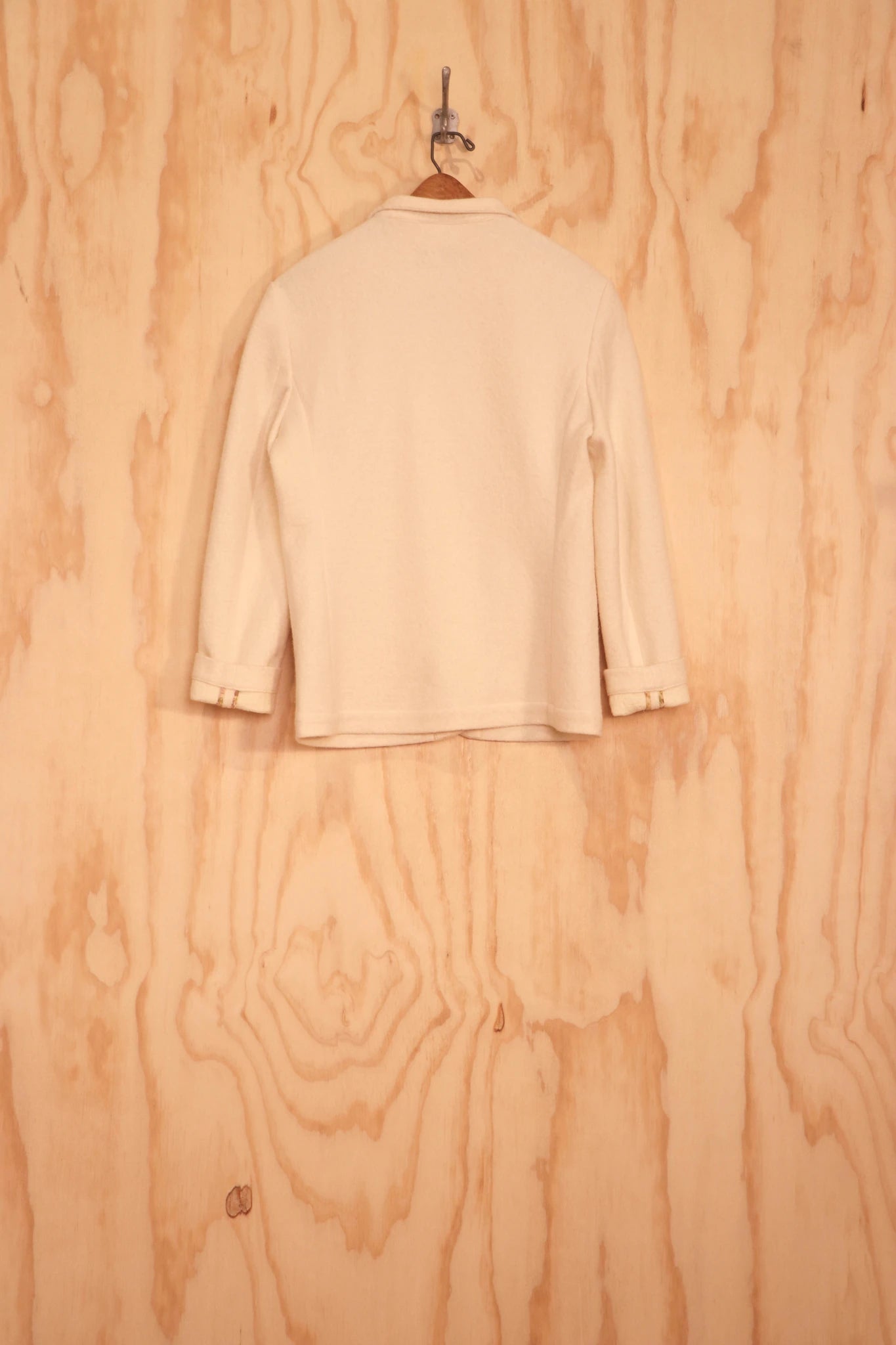 Back view of Patcha Jacket in ivory