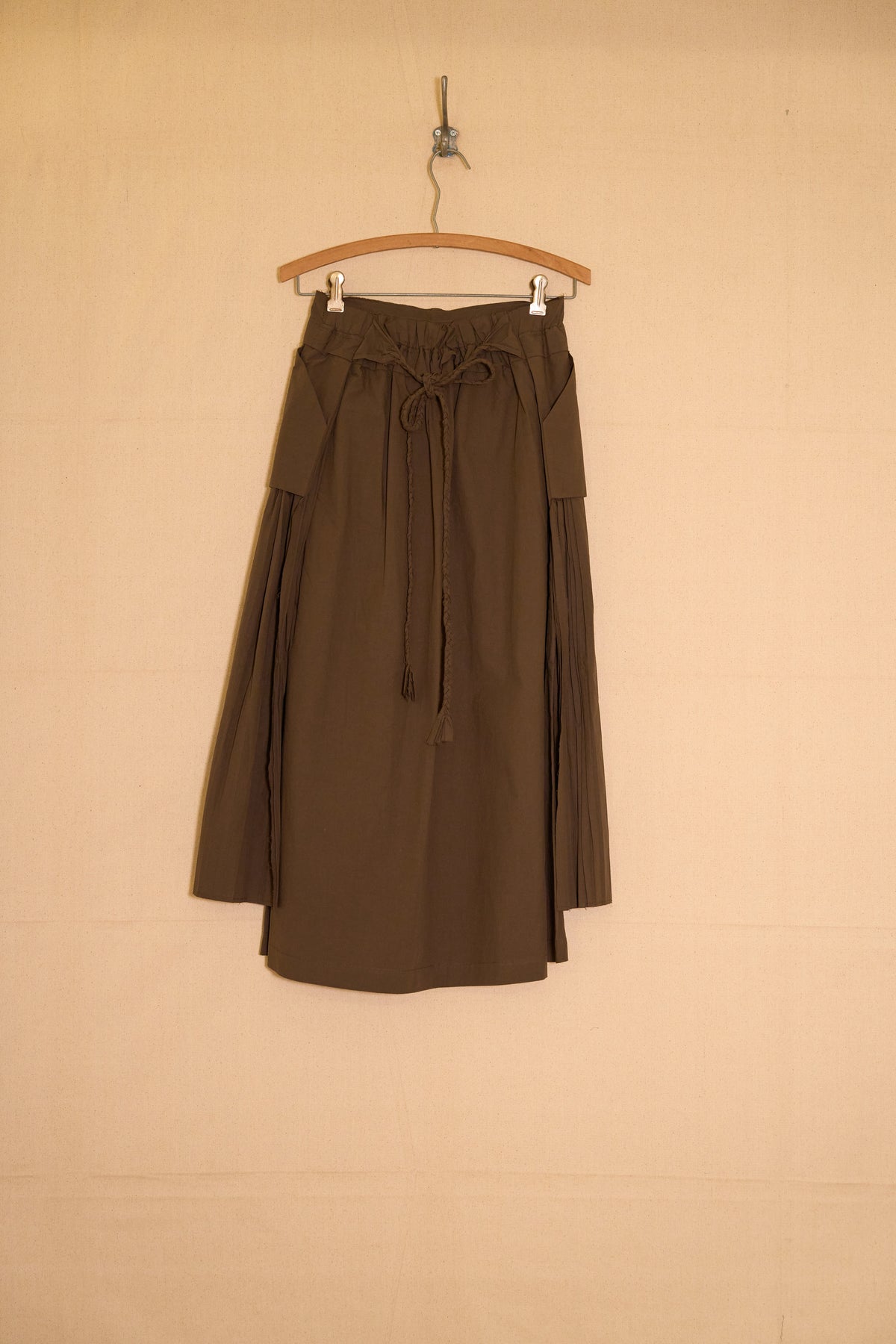 riva skirt - brown organic cotton