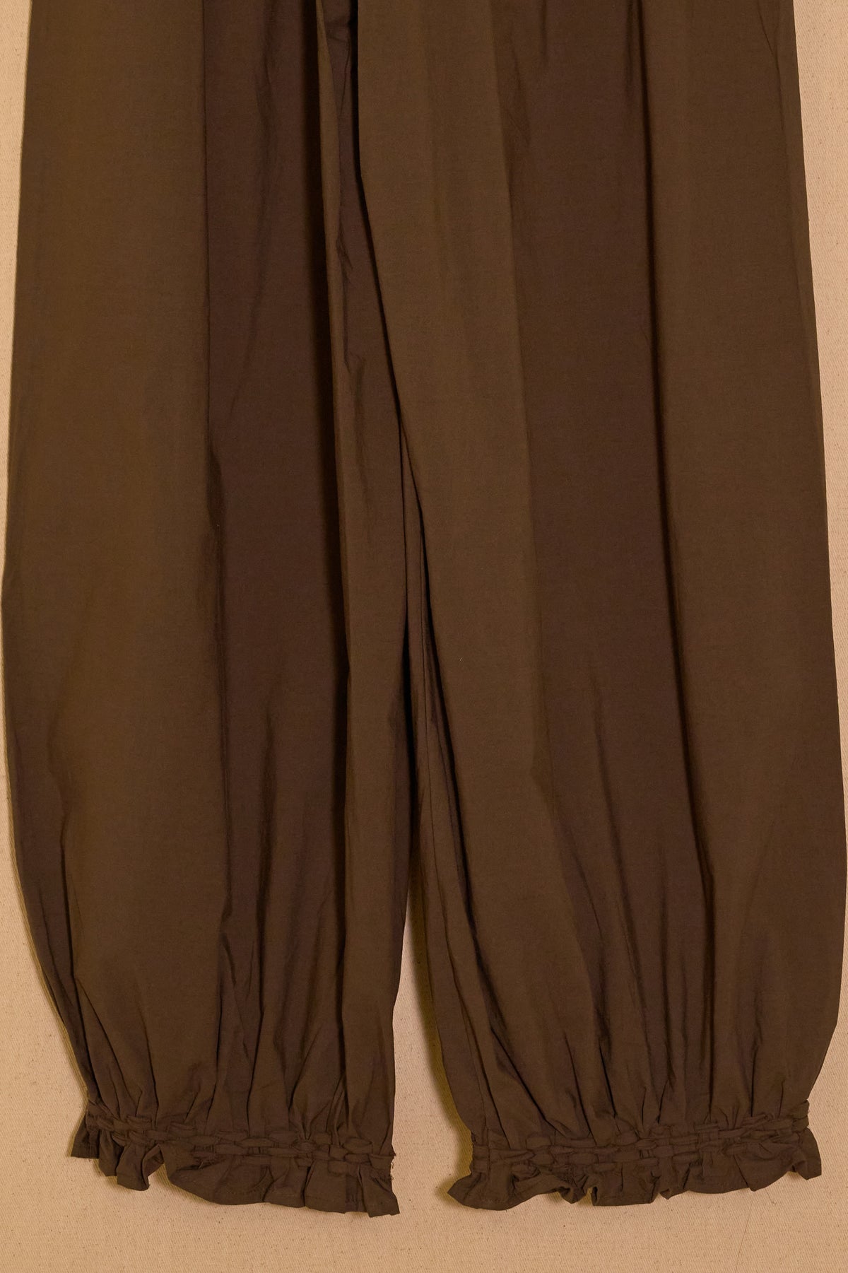 qira pants - brown organic cotton