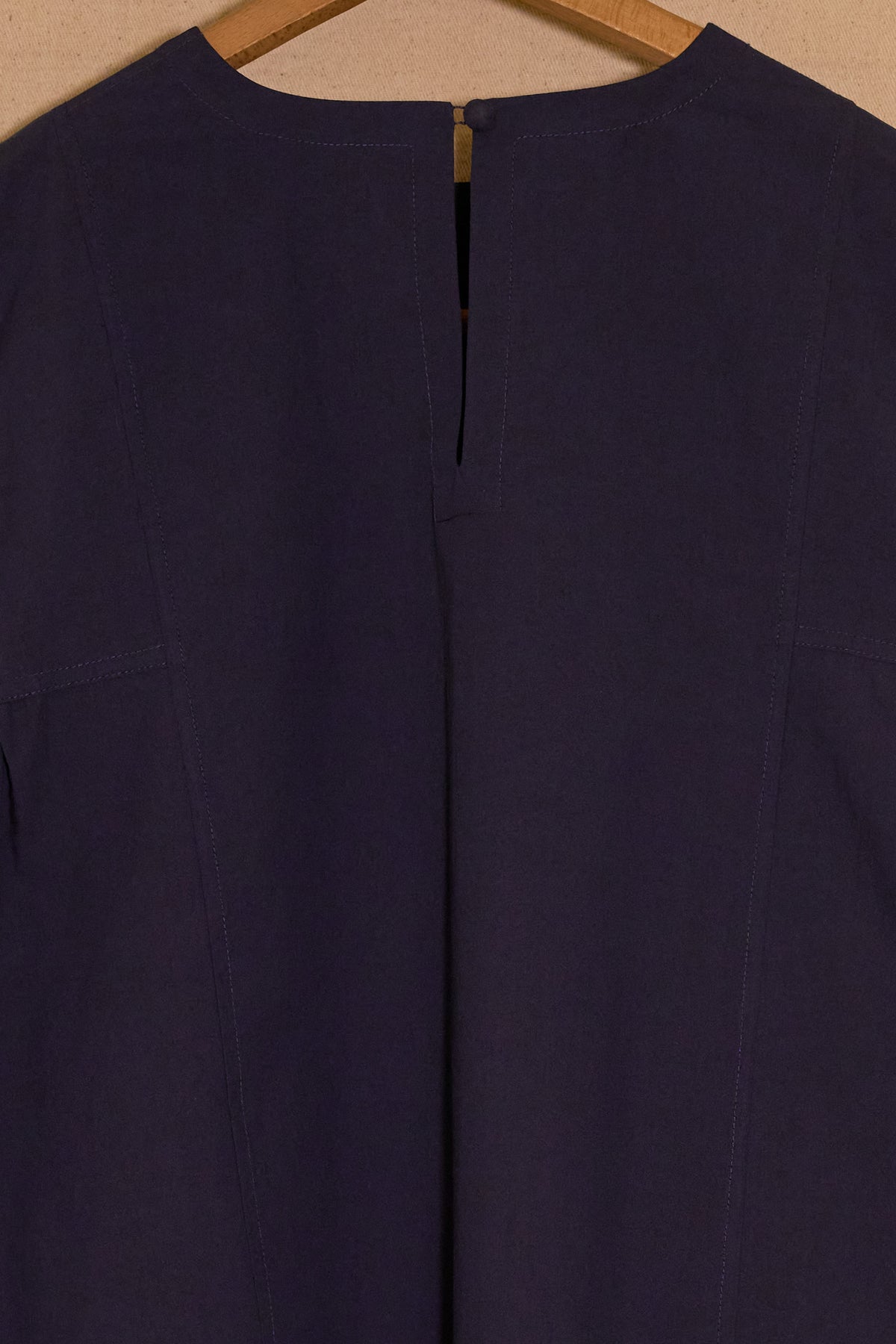 leona top - blue organic cotton