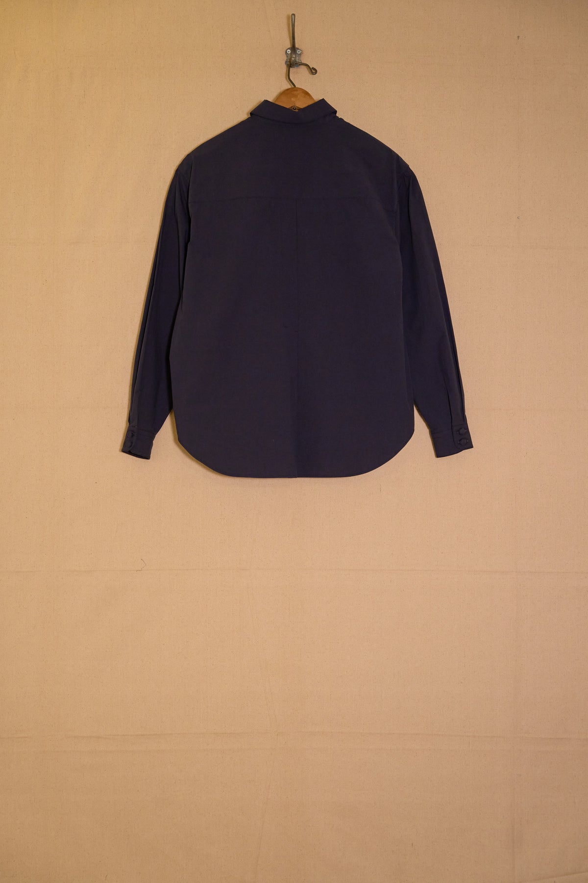 leah top - blue organic cotton