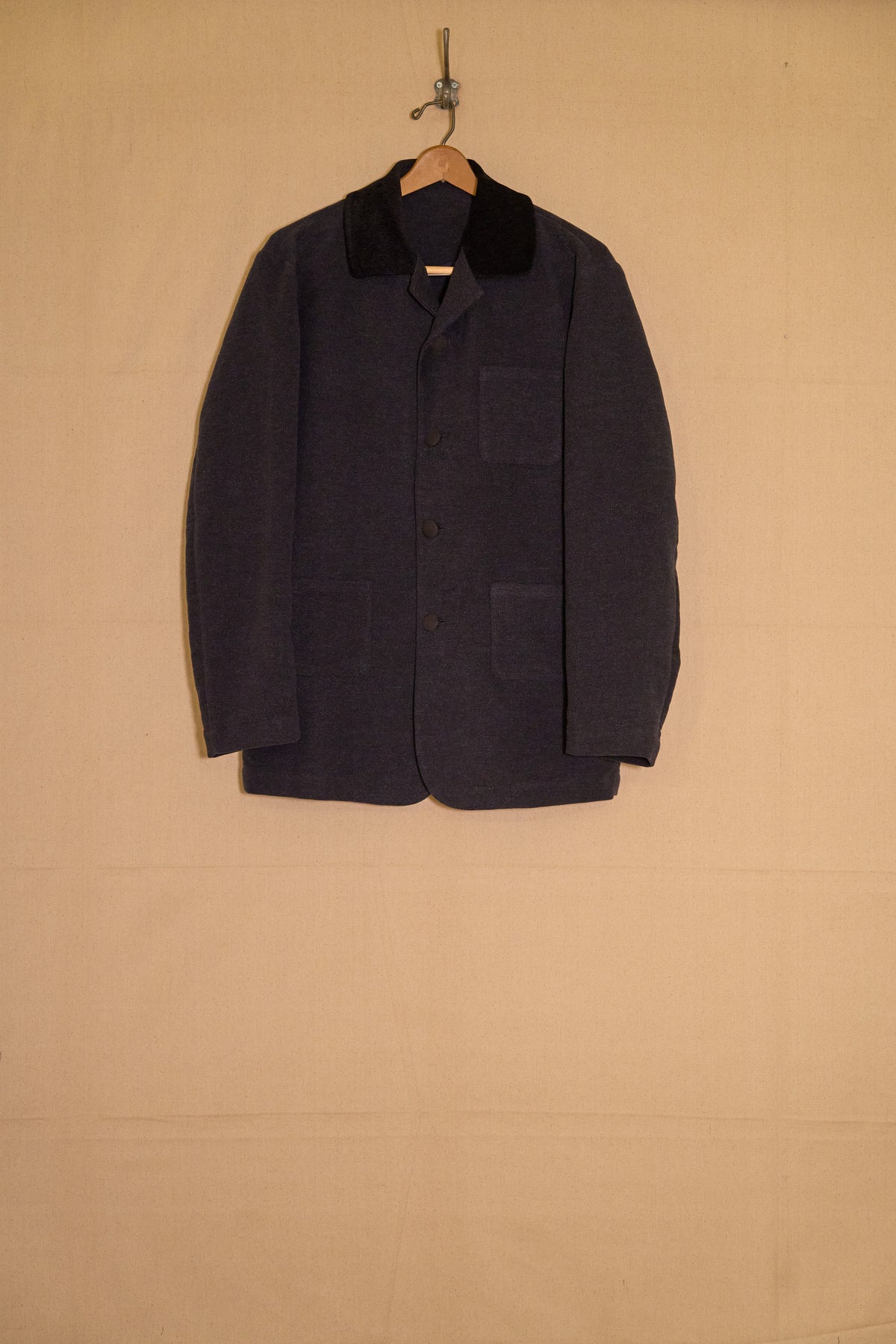 UNSECON Ace jacket in blue front view