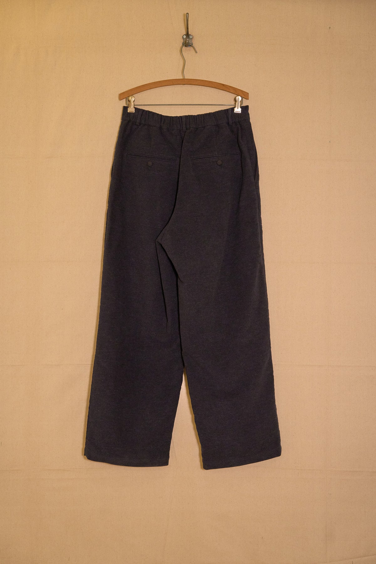 UNISECON Lima pants in blue back view