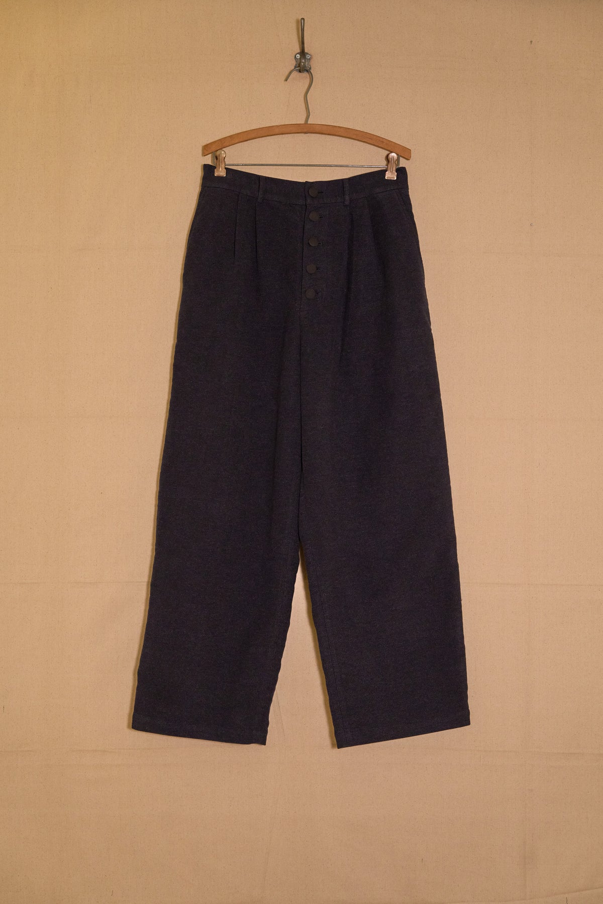 UNISECON Lima pants in blue front view