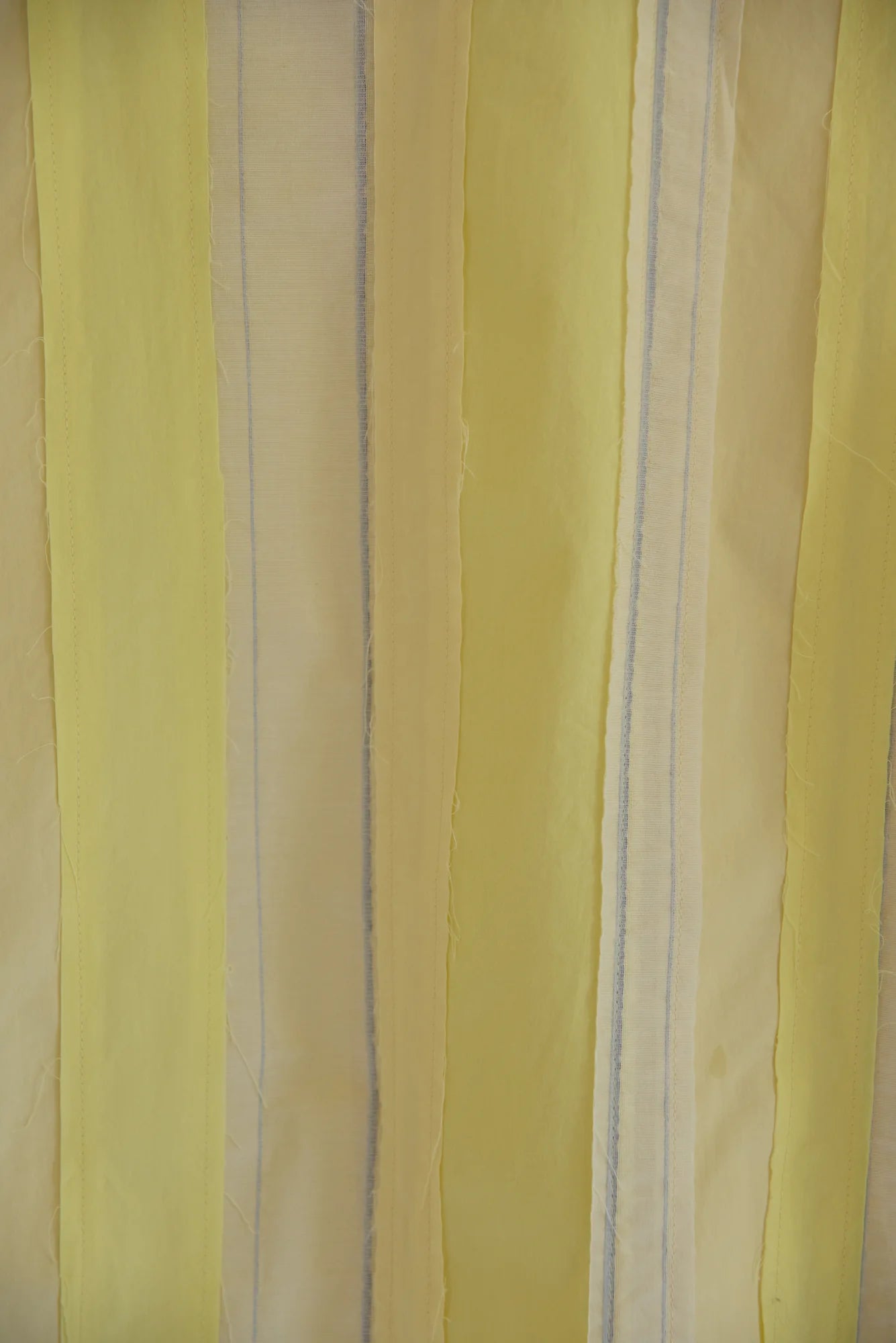 UNISECON Patcha jacket in yellow, detail view 02