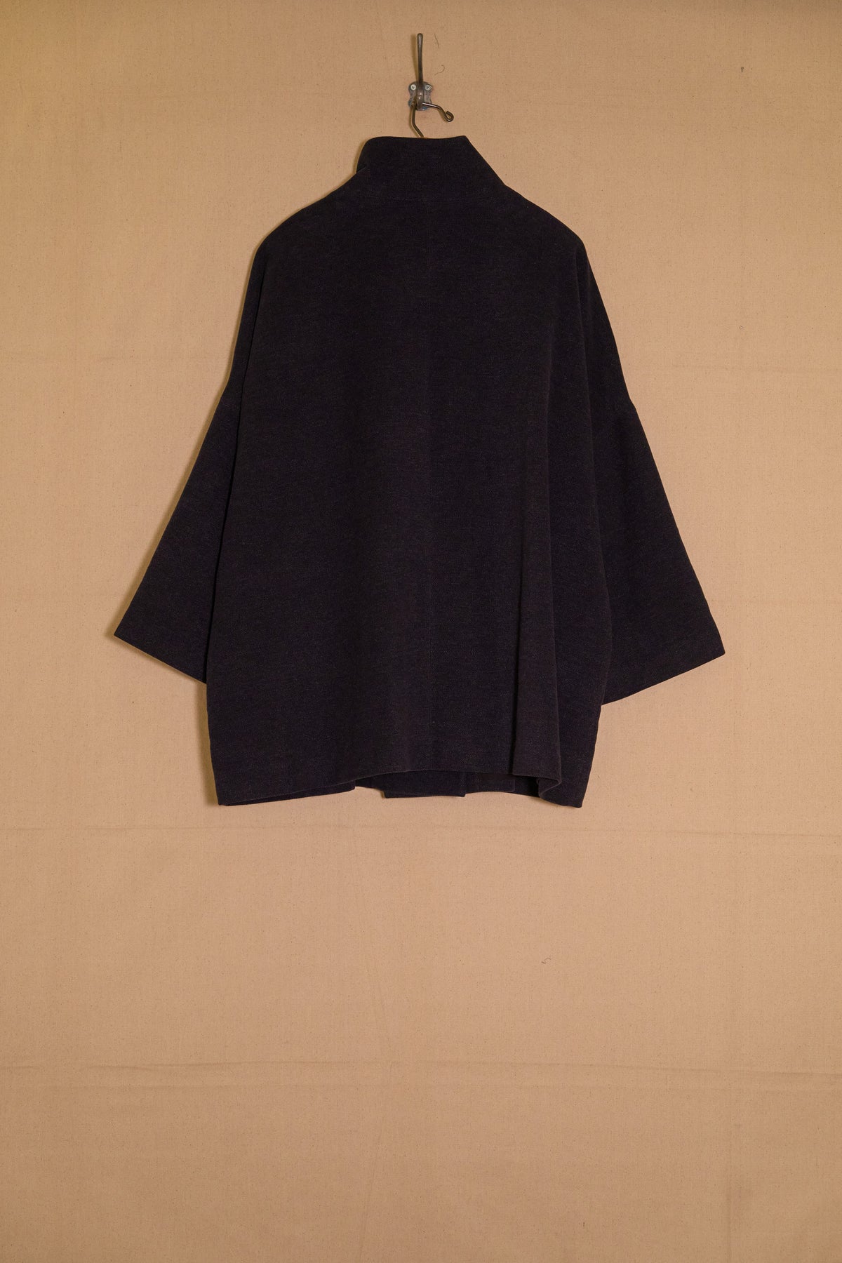 UNISECON Priya coat in blue back view