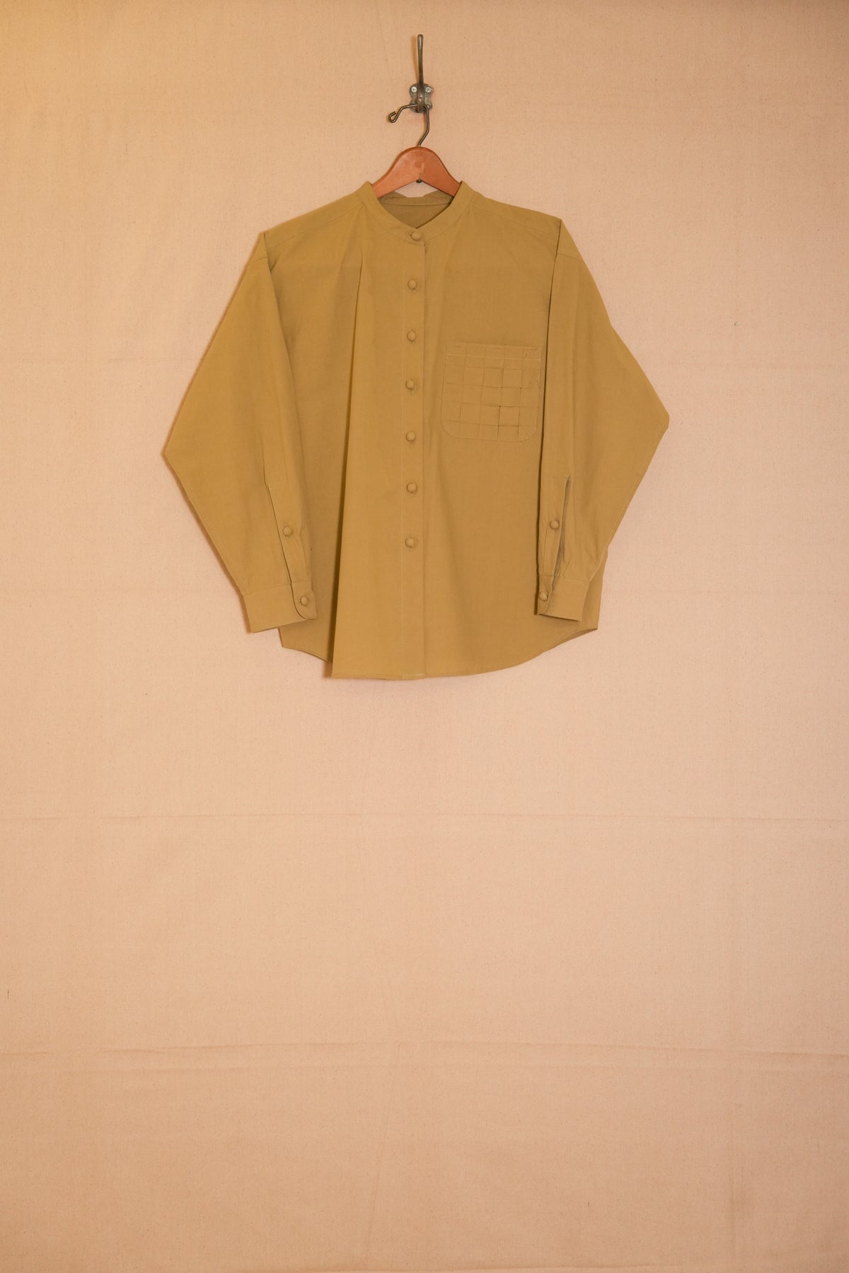 UNISECON Tyra top in chartreuse front view