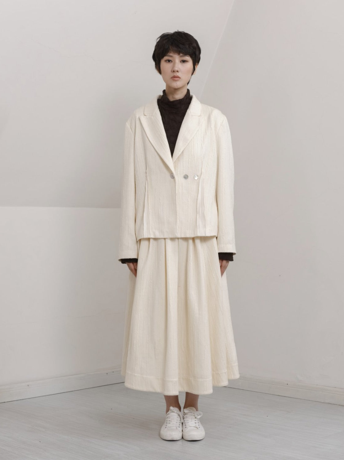 UNISECON AW21 Cream Short Jacket